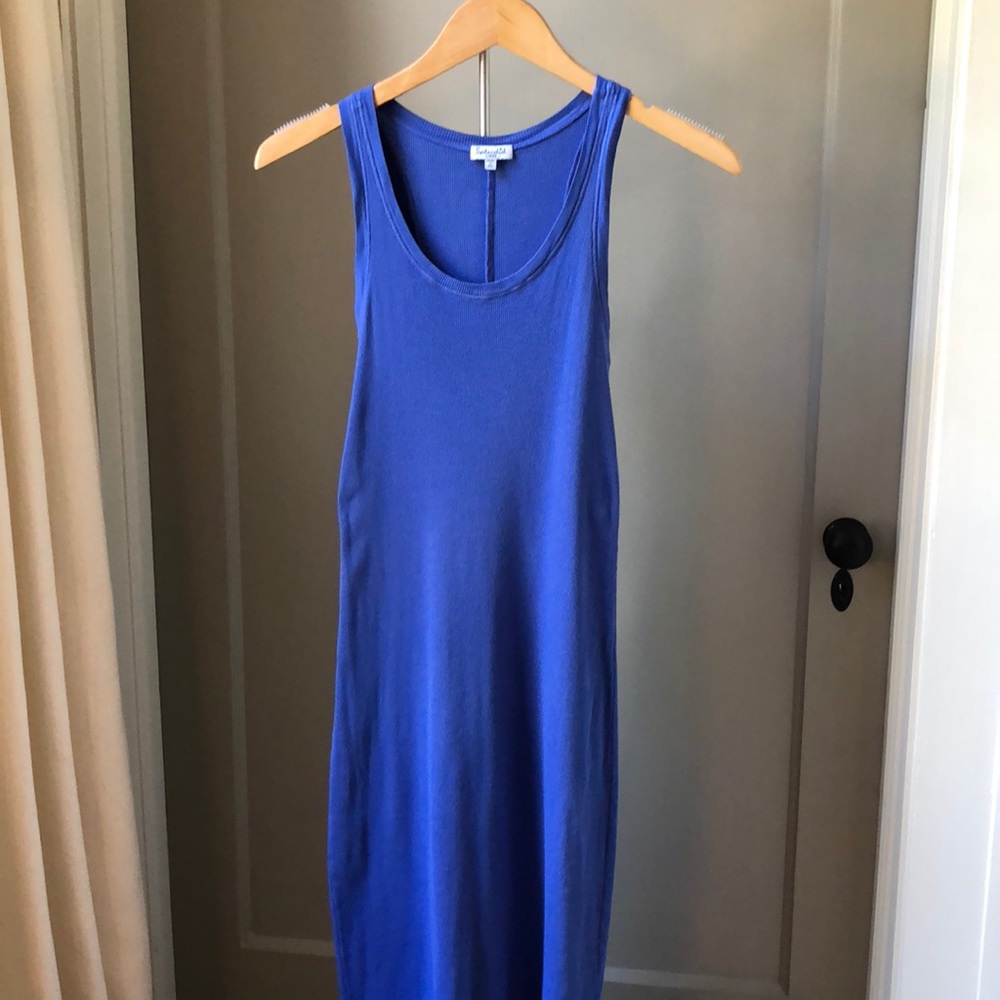 Splendid Ribbed Midi Tank Dress
